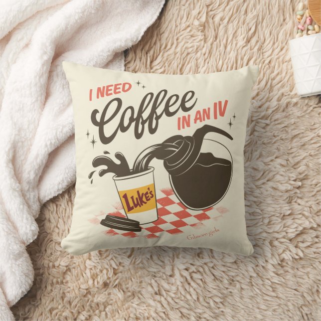 Gilmore Girls Luke’s Coffee IV Quote Cushion (Blanket)