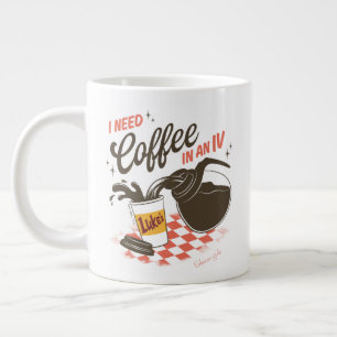 Gilmore Girls Luke’s Coffee IV Quote Large Coffee Mug