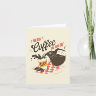 Gilmore Girls Luke’s Coffee IV Quote Note Card