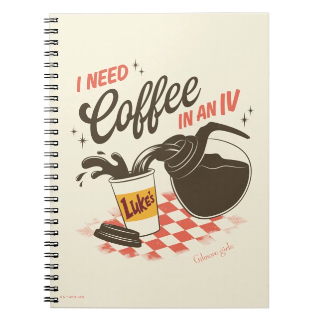 Gilmore Girls Luke’s Coffee IV Quote Notebook (Front)