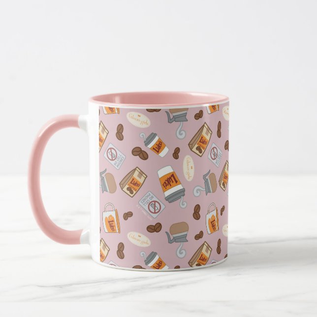 Gilmore Girls | Luke's Diner Coffee Pattern Mug (Left)