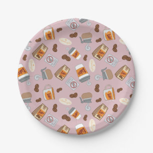 Gilmore Girls   Luke's Diner Coffee Pattern Paper Plate
