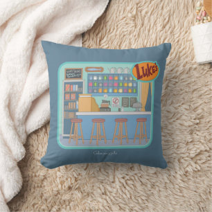 Gilmore Girls Luke's Diner Graphic Cushion