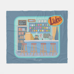 Gilmore Girls Luke's Diner Graphic Fleece Blanket