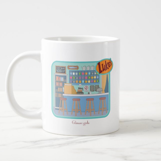 Gilmore Girls | Luke's Diner Graphic Large Coffee Mug (Left)