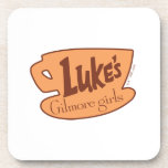 Gilmore Girls | Luke's Diner Logo Coaster<br><div class="desc">This graphic features the iconic Luke's Diner logo. Luke's Diner is Lorelai and Rory's favourite place to eat on the TV Show,  Gilmore Girls.</div>