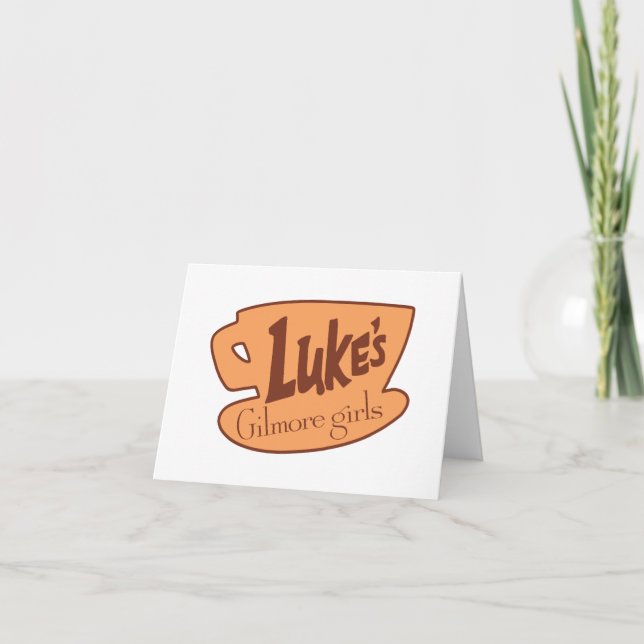 Gilmore Girls | Luke's Diner Logo Note Card (Front)