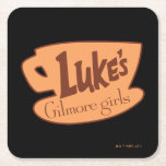Gilmore Girls | Luke's Diner Logo Square Paper Coaster<br><div class="desc">This graphic features the iconic Luke's Diner logo. Luke's Diner is Lorelai and Rory's favourite place to eat on the TV Show,  Gilmore Girls.</div>
