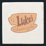 Gilmore Girls | Luke's Diner Logo Stone Coaster<br><div class="desc">This graphic features the iconic Luke's Diner logo. Luke's Diner is Lorelai and Rory's favourite place to eat on the TV Show,  Gilmore Girls.</div>