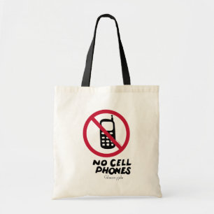 Gilmore Girls Luke's Diner - No Cell Phones Tote Bag