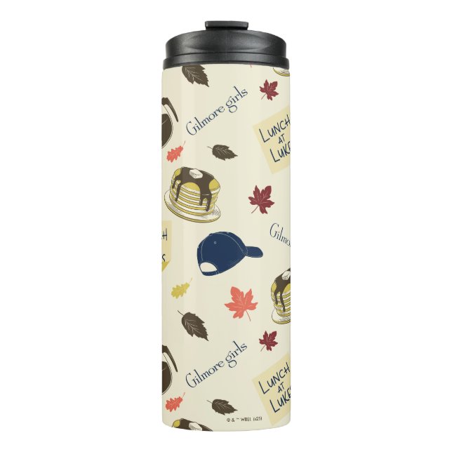 Gilmore Girls Lunch at Luke’s Pattern Thermal Tumbler (Front)