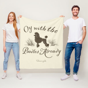 Gilmore Girls Oy With the PoodlesDesign Fleece Blanket