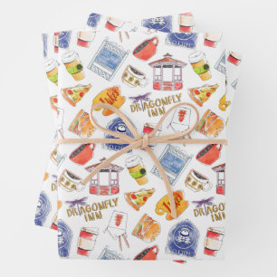 Gilmore Girls Pattern Wrapping Paper Sheet