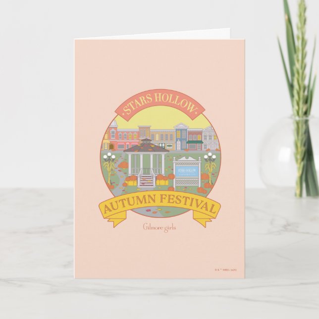 Gilmore Girls | Stars Hollow Autumn Festival Card (Front)