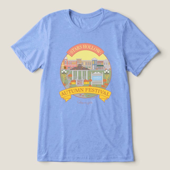 Gilmore Girls | Stars Hollow Autumn Festival Tri-Blend Shirt (Design Front)