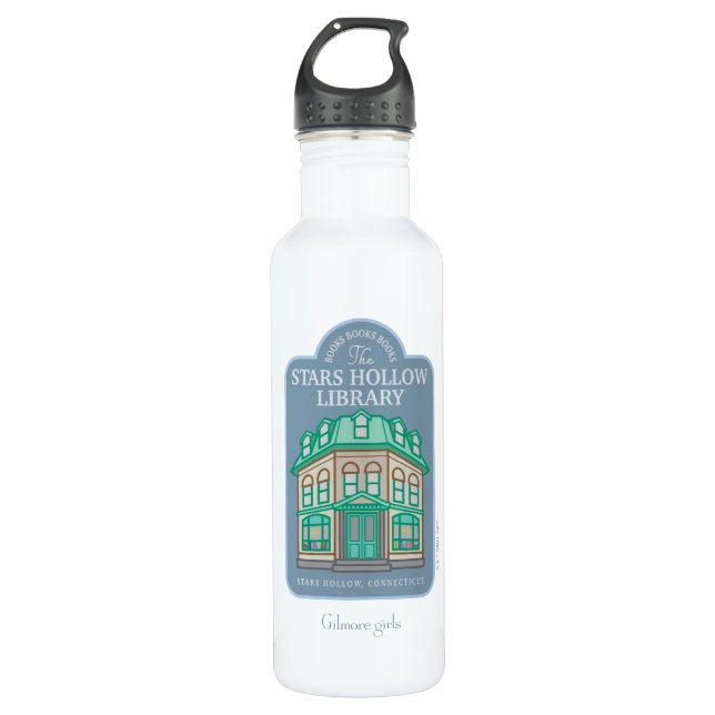 Gilmore Girls | Stars Hollow Library 710 Ml Water Bottle (Front)