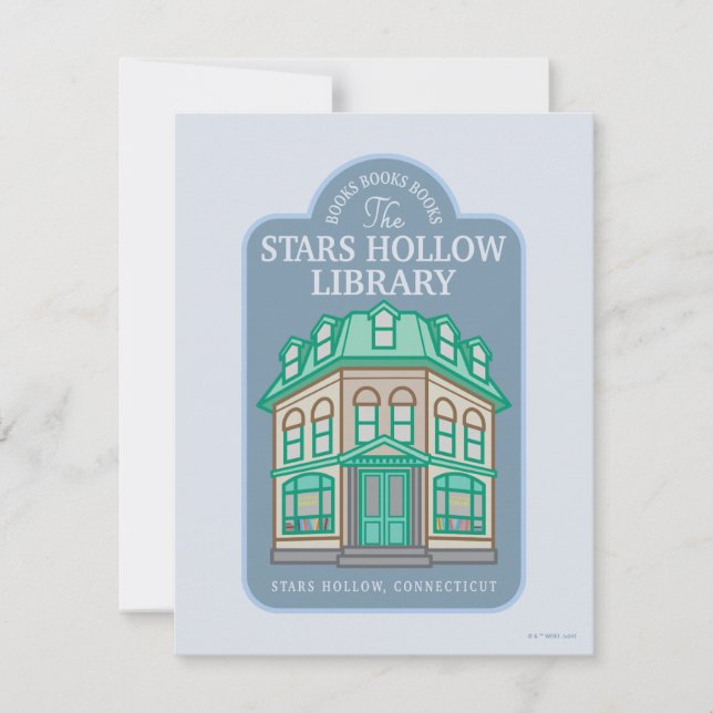 Gilmore Girls | Stars Hollow Library Card (Front)