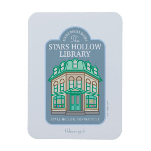 Gilmore Girls Stars Hollow Library Magnet