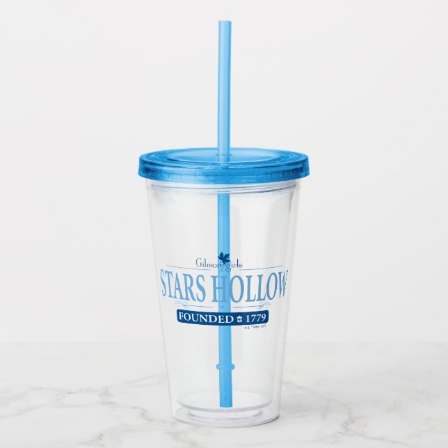 Gilmore Girls | Stars Hollow Logo Acrylic Tumbler (Front)