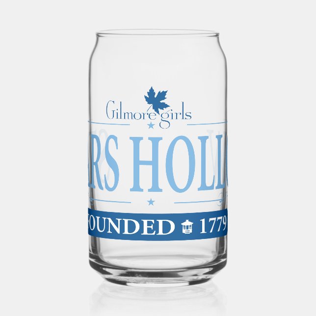 Gilmore Girls | Stars Hollow Logo Can Glass (Left)