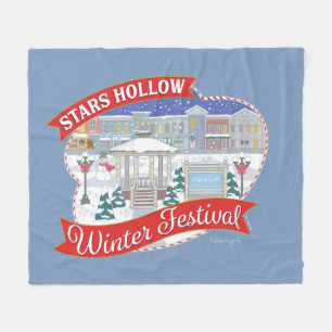 Gilmore Girls Stars Hollow Winter Festival Fleece Blanket