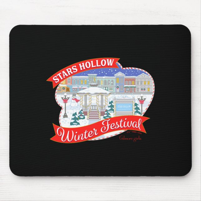 Gilmore Girls Stars Hollow Winter Festival  Mouse Pad (Front)
