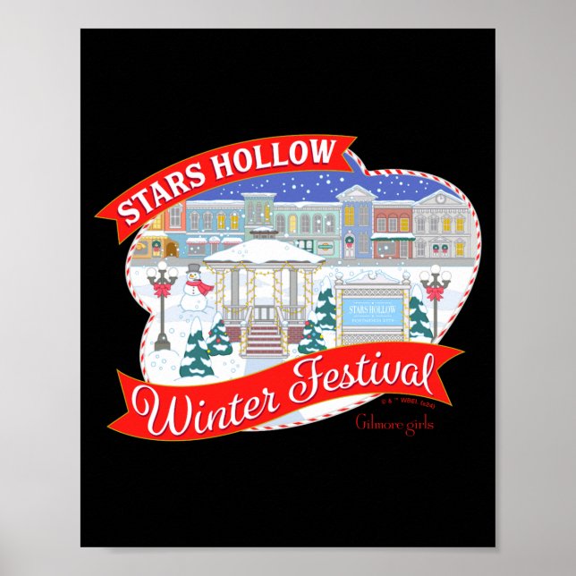 Gilmore Girls Stars Hollow Winter Festival  Poster (Front)