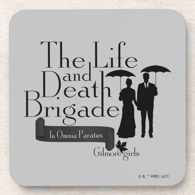 Gilmore Girls | The Life and Death Brigade Coaster (Front)