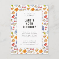 Gilmore Girls Watercolor Icons Birthday