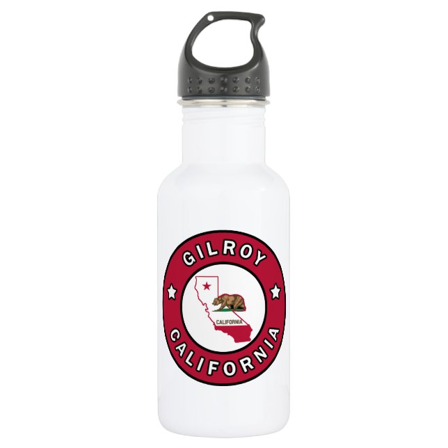 Gilroy California 532 Ml Water Bottle (Front)
