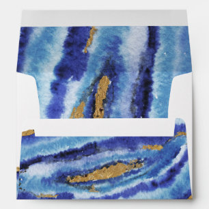 Gilt Agate Wedding Invitations Envelopes