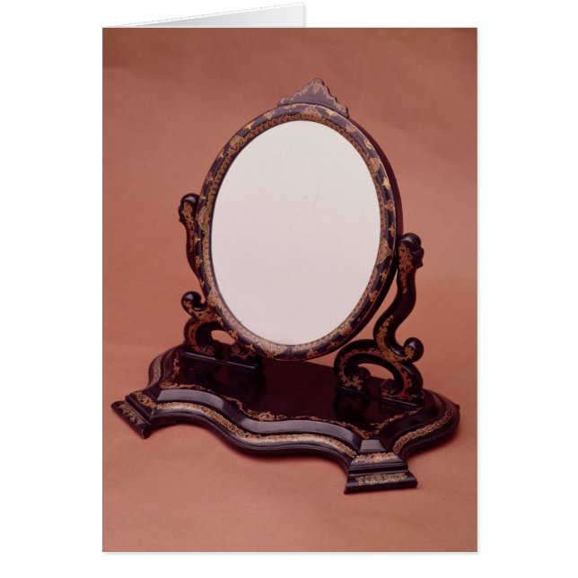 Gilt-painted papier-mache mirror, c.1890 (Front)