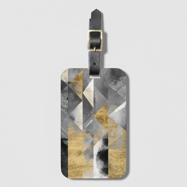 Gilt Reflections I Luggage Tag (Front Vertical)