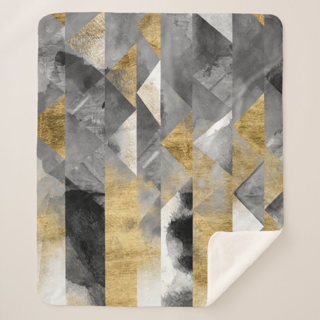 Gilt Reflections I Sherpa Blanket (Front)