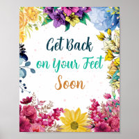 giltter get well soon poster
