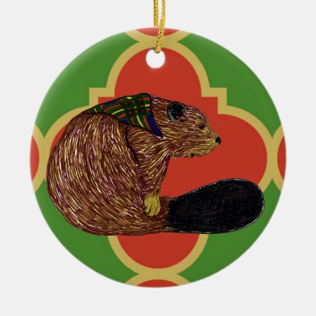 Gilwell Beaver Quatrefoil Ornament (Front)