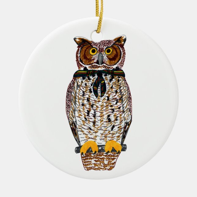 Gilwell Owl Ornament (Front)