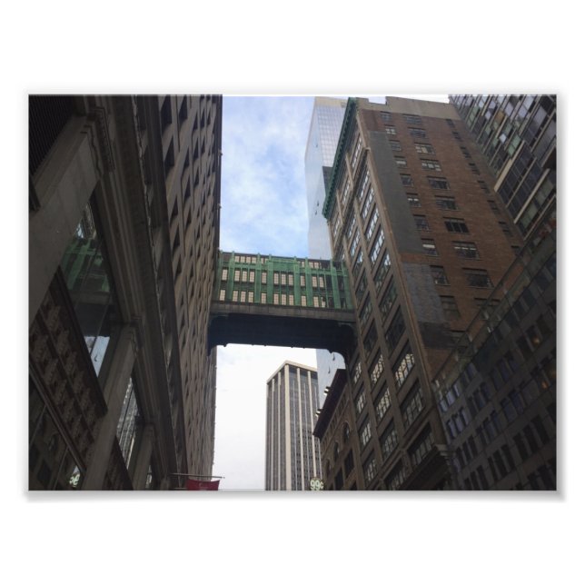 Gimbels Sky Bridge New York City NYC Photography Photo Print (Front)