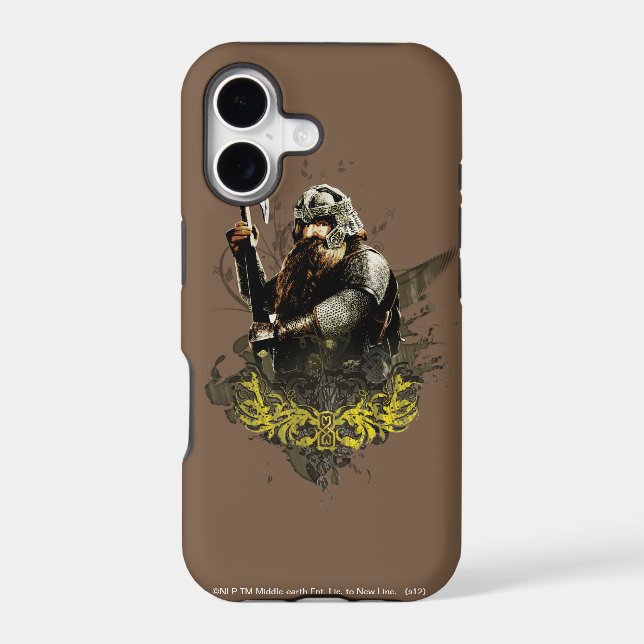 GIMLI™ With Axe Vector Collage (Back)