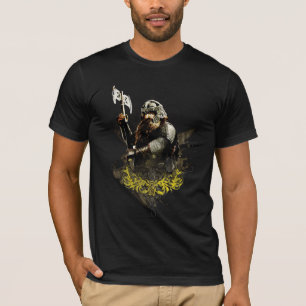 GIMLI™ With Axe Vector Collage T-Shirt