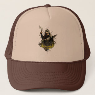 Gimli With Axe Vector Collage Trucker Hat