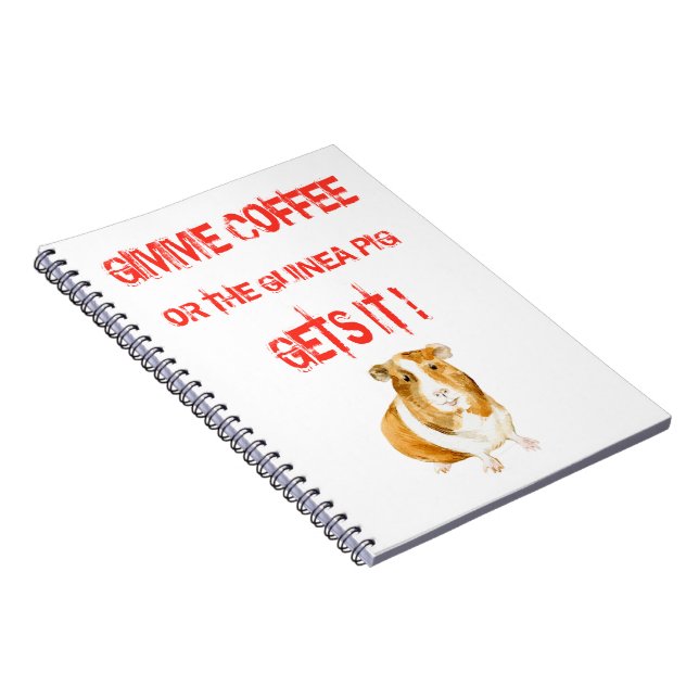 Gimme Coffee! Notebook (Right Side)