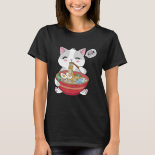 gimme food not kisses udon eggs fish nori stick ea T-Shirt