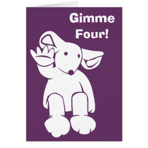 Gimme Four card