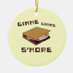 Gimme S'more Ceramic Tree Decoration