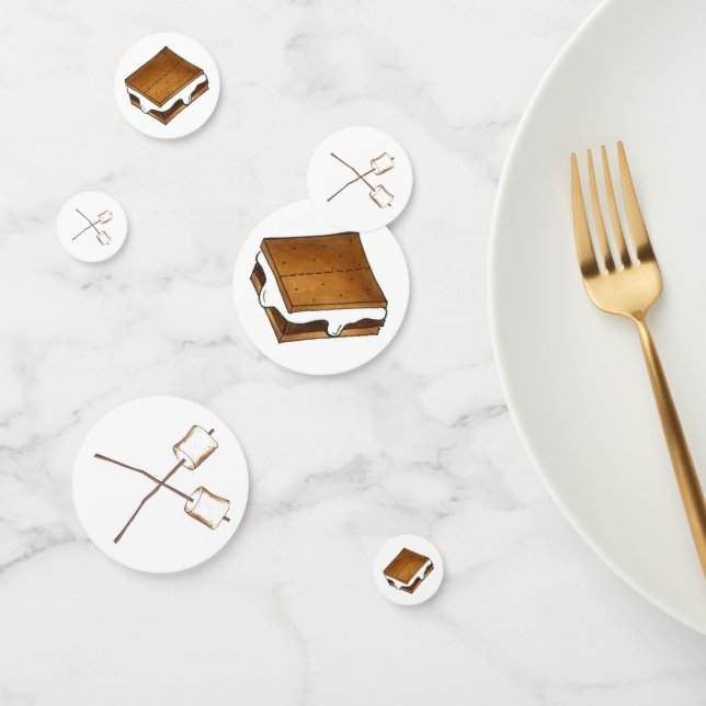 Gimme S'more Marshmallow Campfire S'mores Camp Confetti (Group)