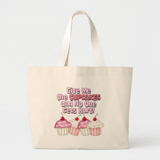 Gimme the Cupcakes Large Tote Bag