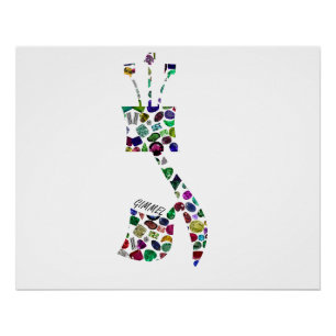 Gimmel - Hebrew Letter Poster