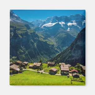 Gimmelwald In Swiss Alps - Switzerland Magnet