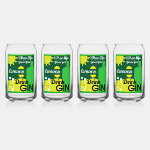 Gin And Tonic  Can Glass